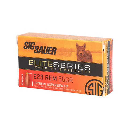 SIG AMMO 223REM 55GR VARMINT & PREDATOR 20/10 - Sale